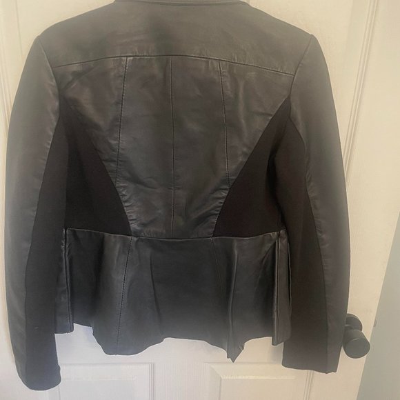 Walter Baker Black Leather Jacket - Picture 3 of 3